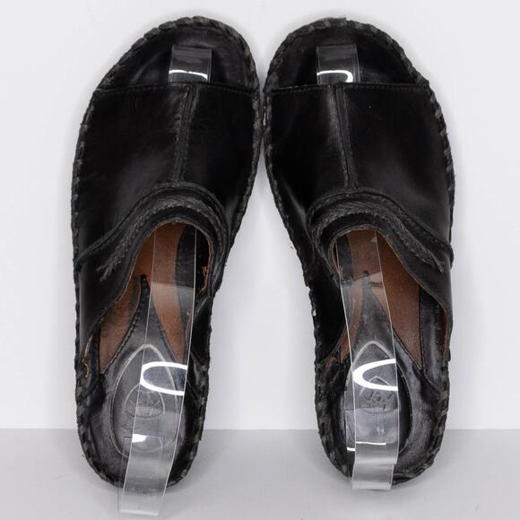 Ariat Women's Peep Toe Sandals Leather Slip On Western Black Size 5.5 5.5B | AR - Picture 6 of 6